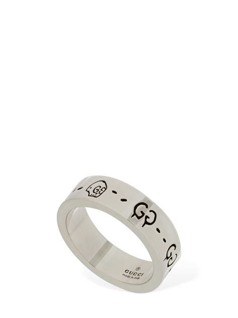 mens gucci gold ring|gucci ghost ring men.